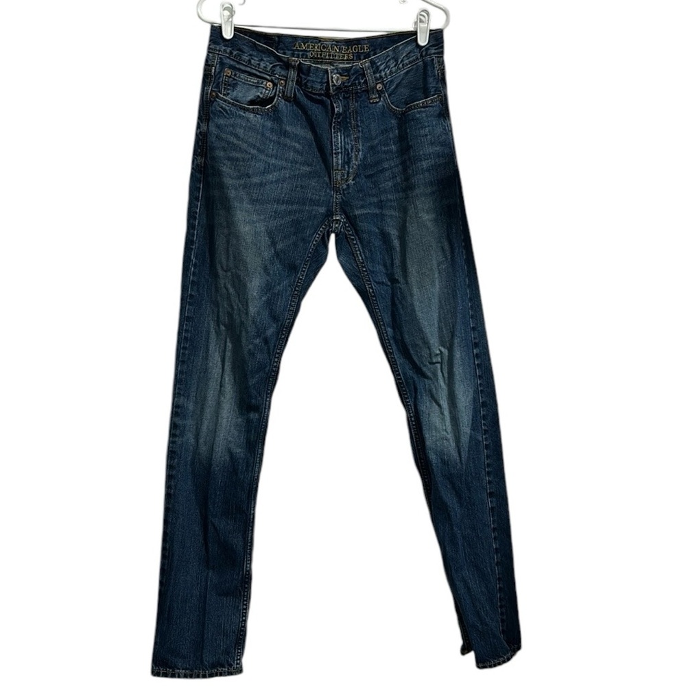 American Eagle Jeans Mens 30x34 Slim Straight Vintage Collection 100% Cotton
